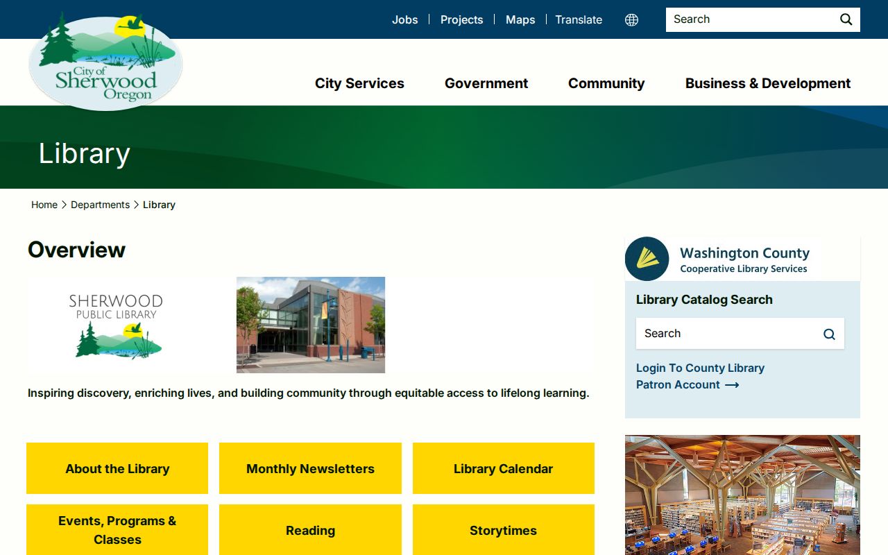 Sherwood residents directory public library and historical research