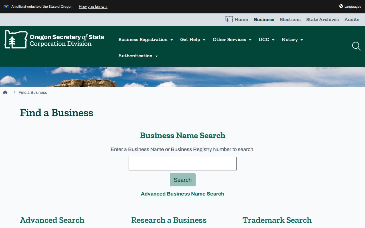 Sherwood previous residents Oregon Business Registry search