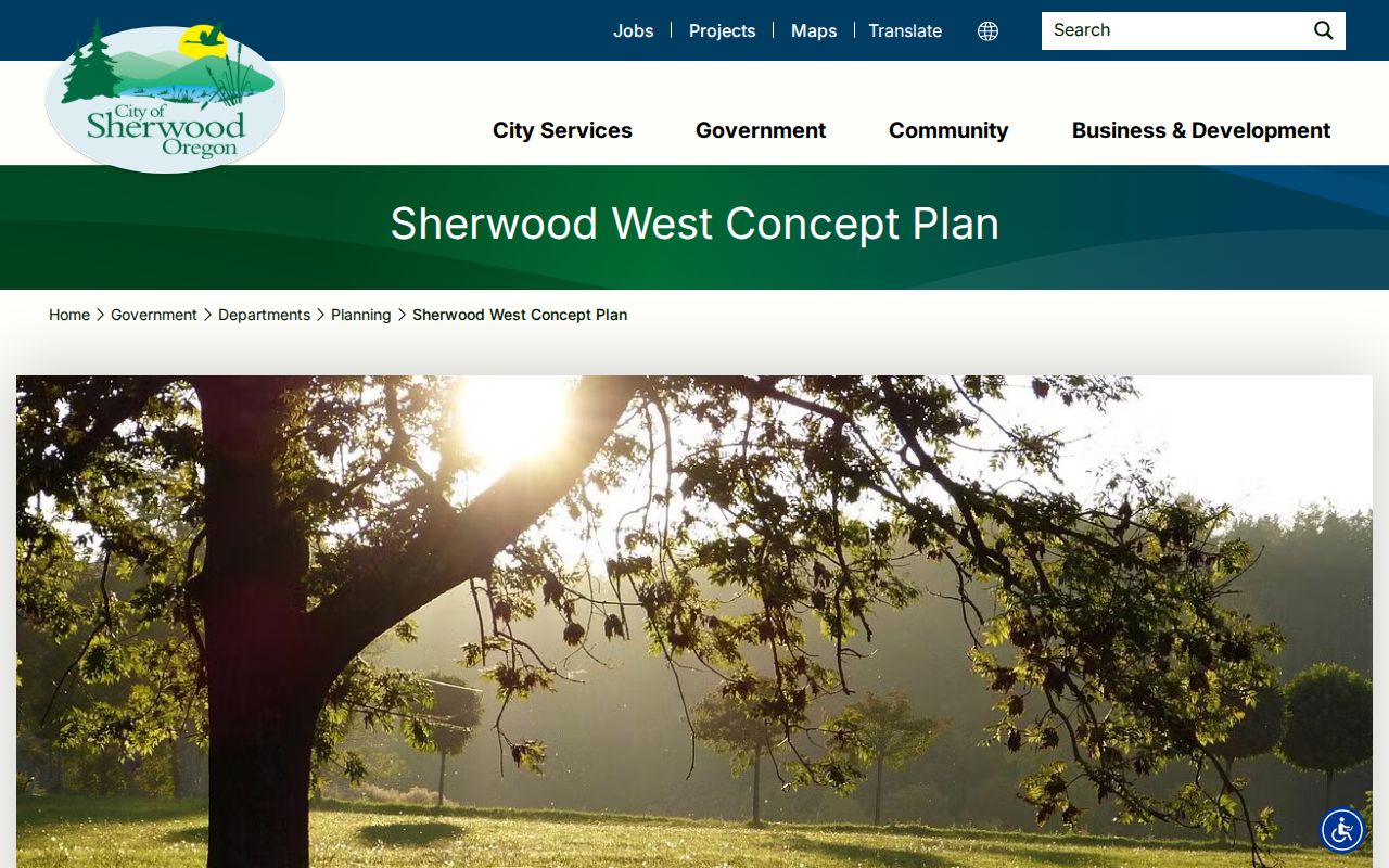 Sherwood ZIP code directory research context from the Sherwood West planning page